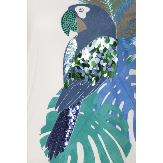 Exotisches T-Shirt mit Verzierungen /