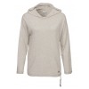 Leichter Kapuzen-Pullover mit Saumzug /
