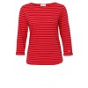 Süßes Ringel-Shirt mit U-Boot-Ausschnitt /