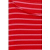 Süßes Ringel-Shirt mit U-Boot-Ausschnitt /