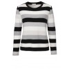 Süßer Pullover mit Ringelmuster /