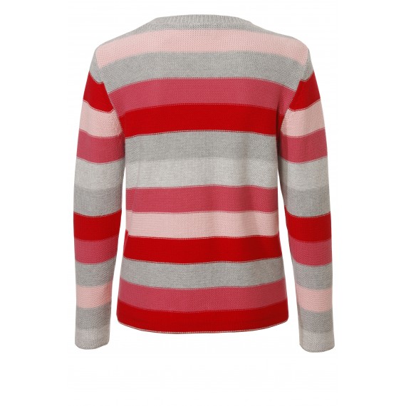 Süßer Pullover mit Ringelmuster /