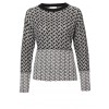 Modischer Pullover mit Jacquard-Muster /