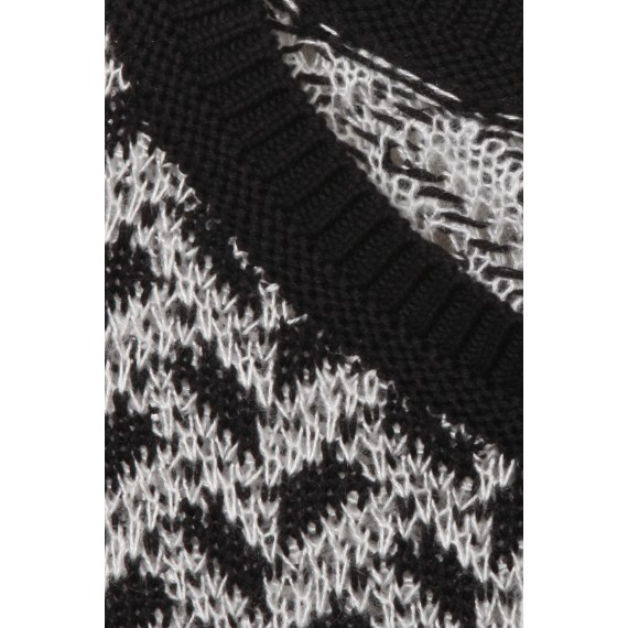 Modischer Pullover mit Jacquard-Muster /