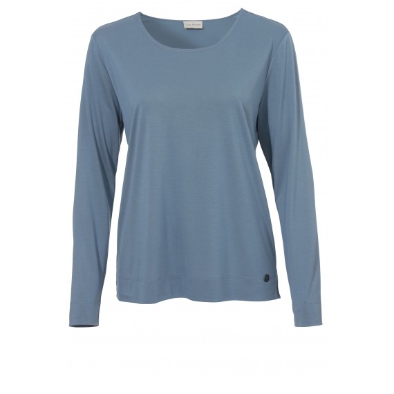 Basic Shirt mit Rundhals-Ausschnitt /