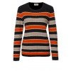 Kuscheliger Pullover mit Ringel-Muster /