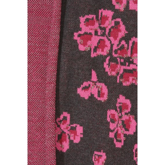 Romantischer Strickmantel mit Blüten /