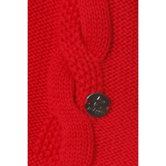 Femininer Pullover mit Strickmuster /