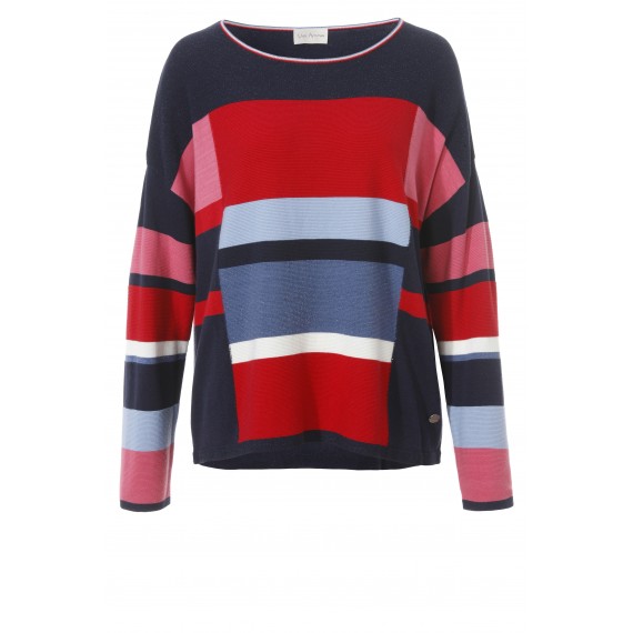 Lässiger Pullover mit Grafik-Print /