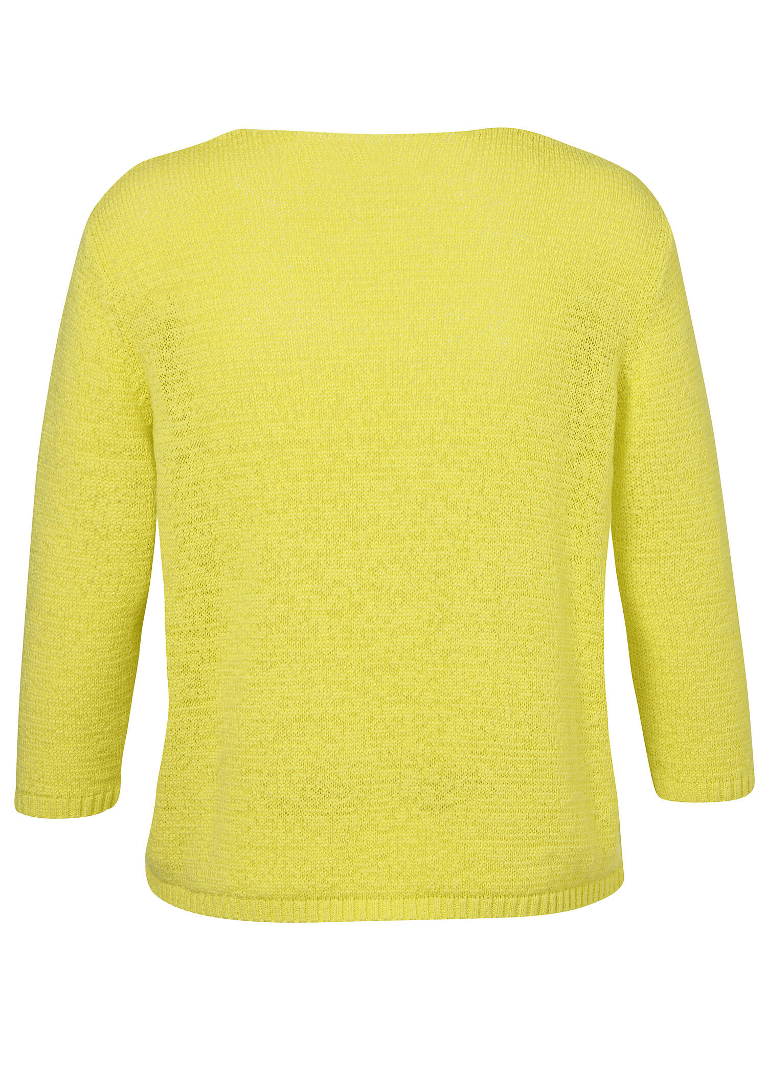 Modischer Strickpullover in unifarbenem Stil /