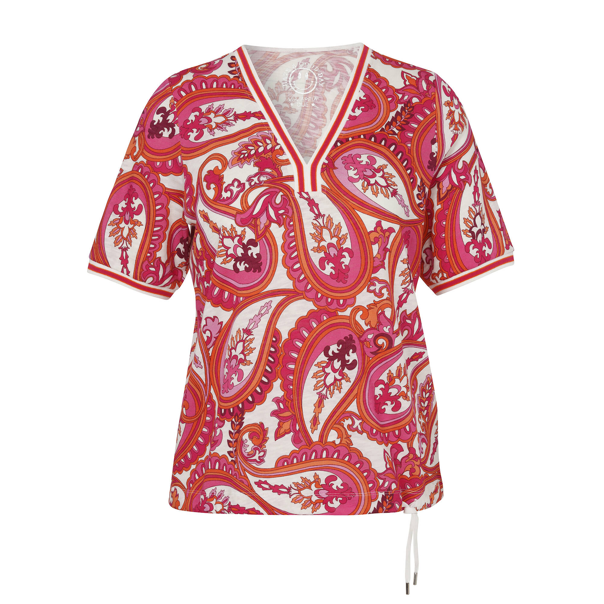 Sommerliches Baumwoll Shirt mit Allover Print