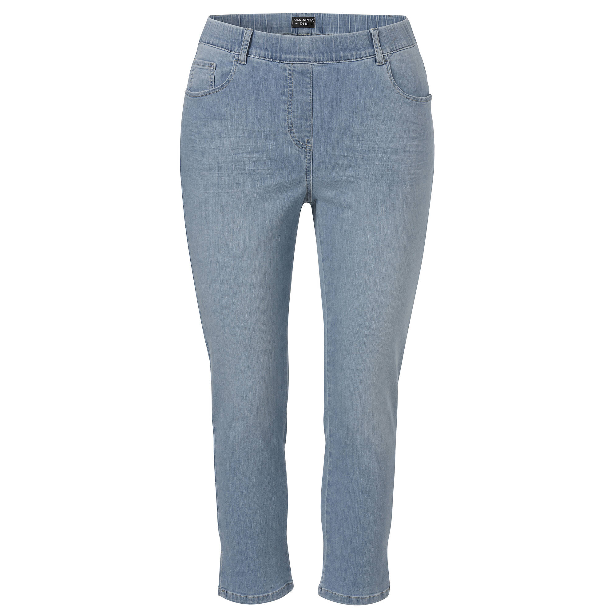 Sommerliche 7/8 Stretch-Jeans in Schlupfform