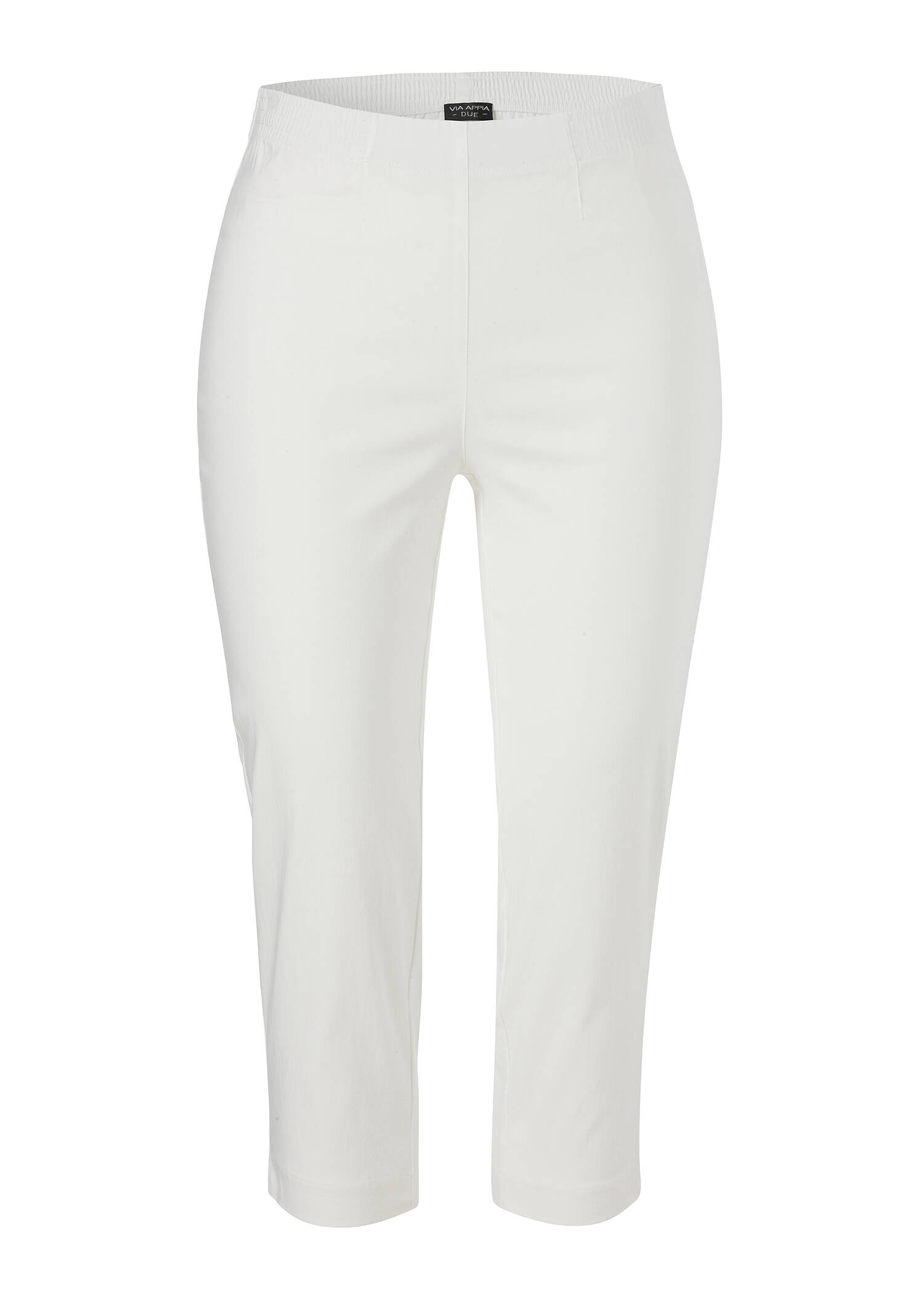 Zeitlose 3/4 Schlupf-Hose mit geradem Bein /