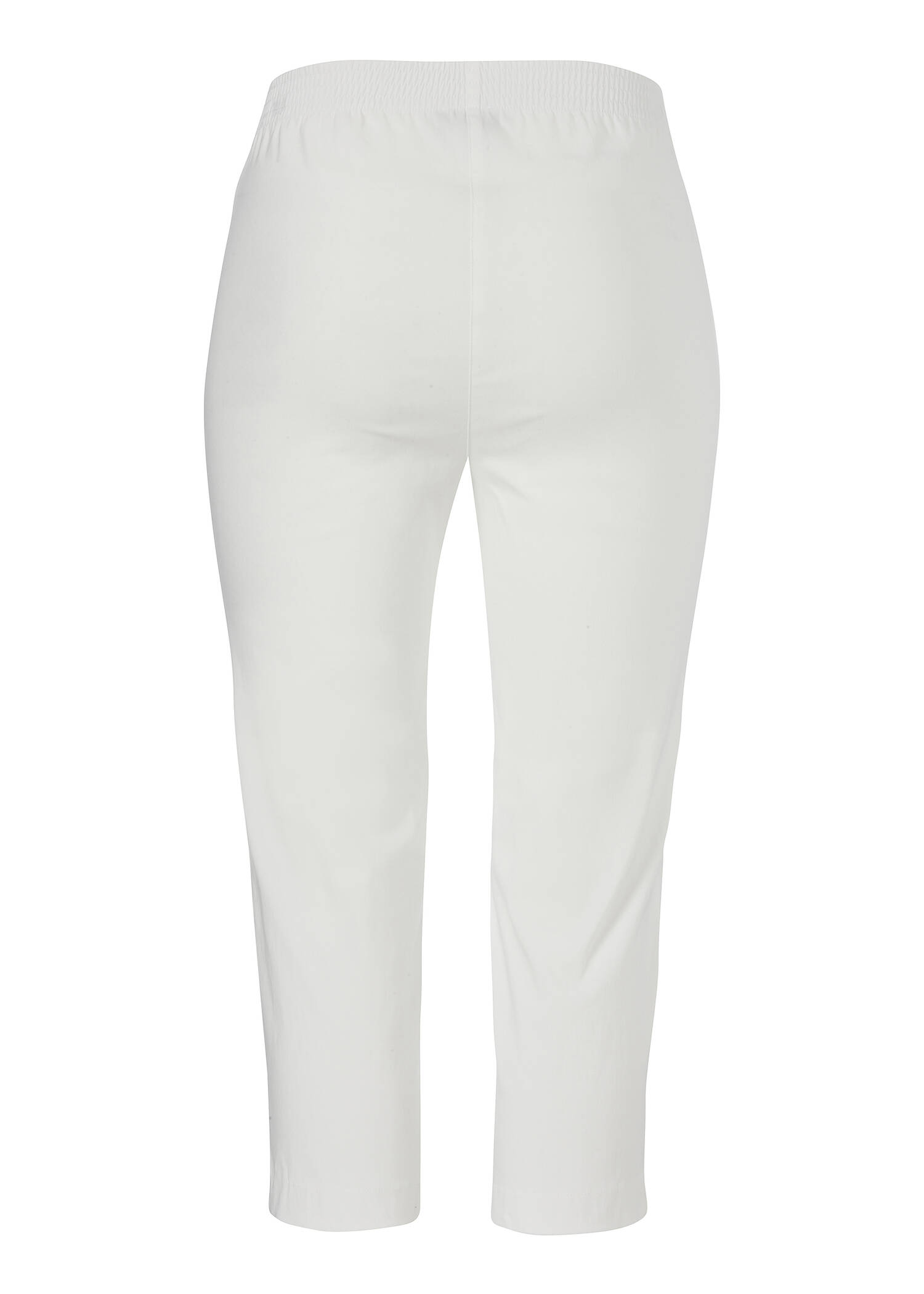 Zeitlose 3/4 Schlupf-Hose mit geradem Bein /