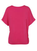 Fließendes Viskose Shirt mit farbenfrohem Allover Print / 