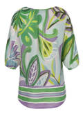 Sommerliche Schlupf-Bluse mit floralem Print / 