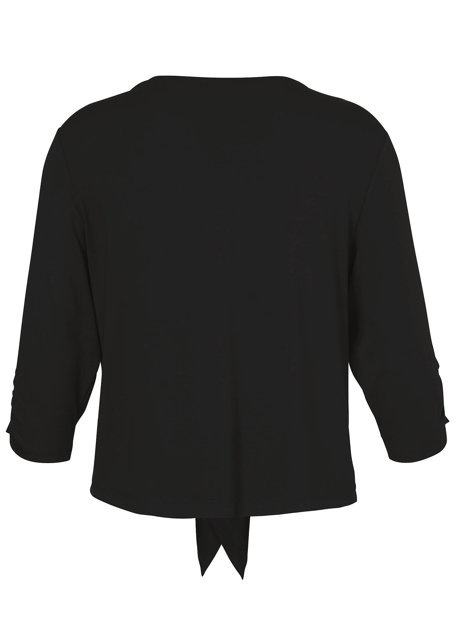 Leichte Jersey Jacke mit Wasserfall-Front / 