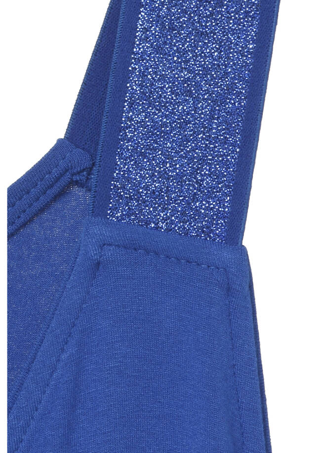 Hochwertiges Tank-Top mit glitzernden Trägern / 