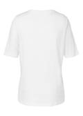 Blickdichtes White-Shirt mit Front-Print / 