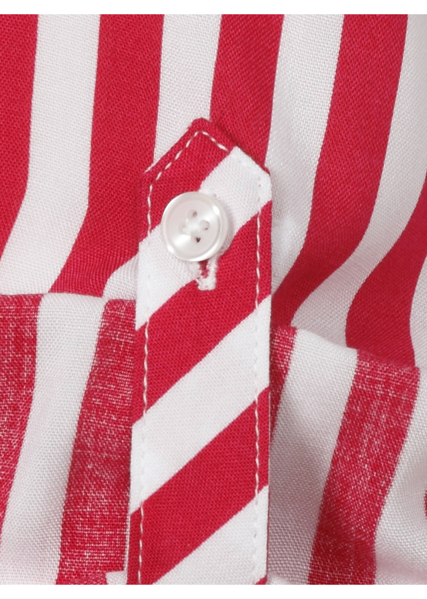 3/4-Arm Bluse mit streckenden Längsstreifen /