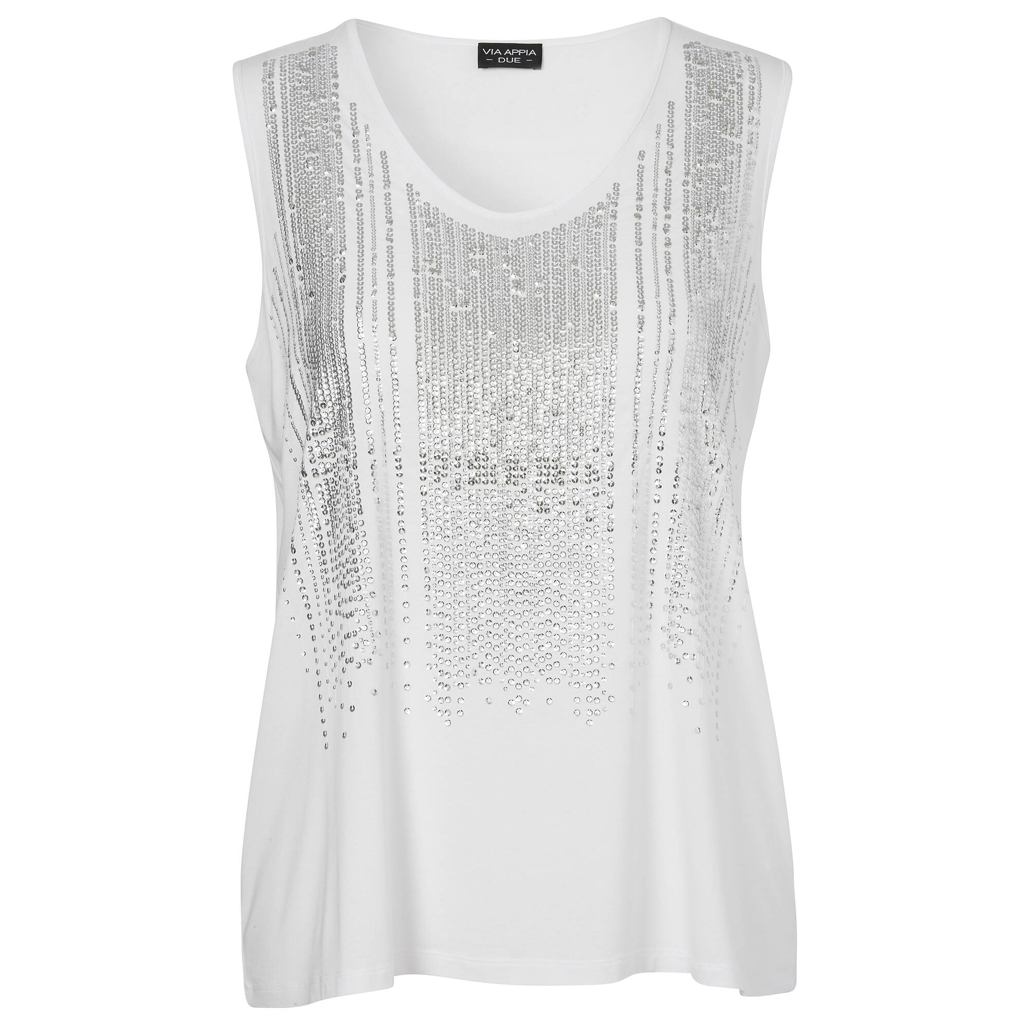 Edles Tank-Top mit tonigen Pailletten