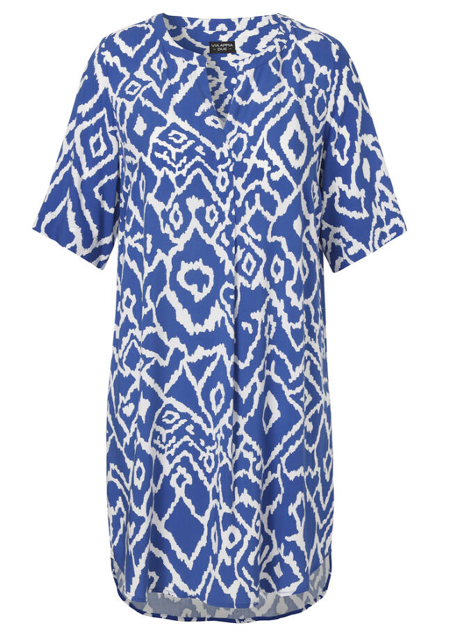 Luftiges Sommerkleid mit Modern-Ethno-Print / 