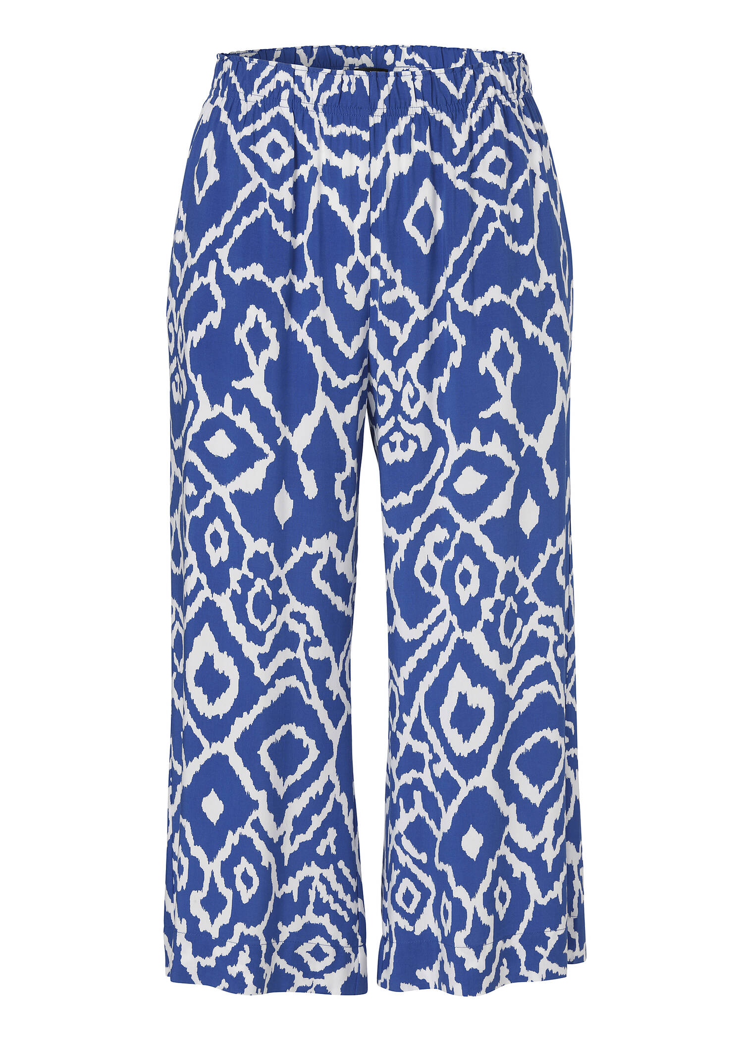 Fließende Viskose-Hose mit Modern Ethno Print /