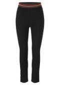 Bequeme Schlupfhose mit farblich abgesetztem Bund / 