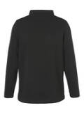 Stehkragen Sweatshirt in Schwarz / 