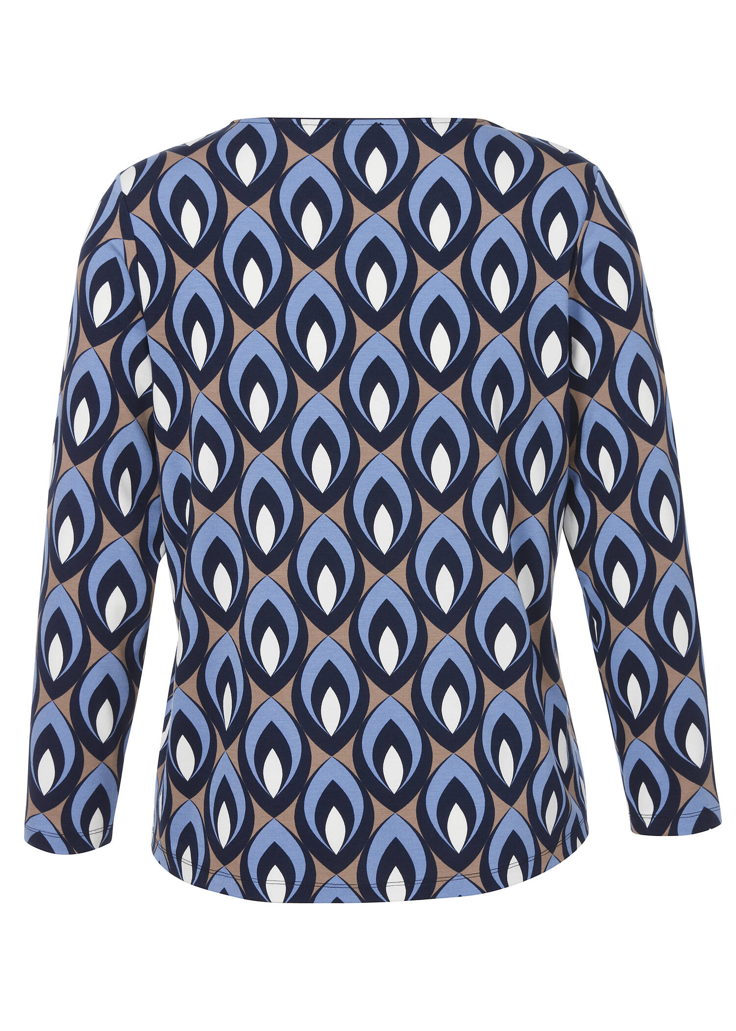 Langarm-Shirt mit Allover-Print /