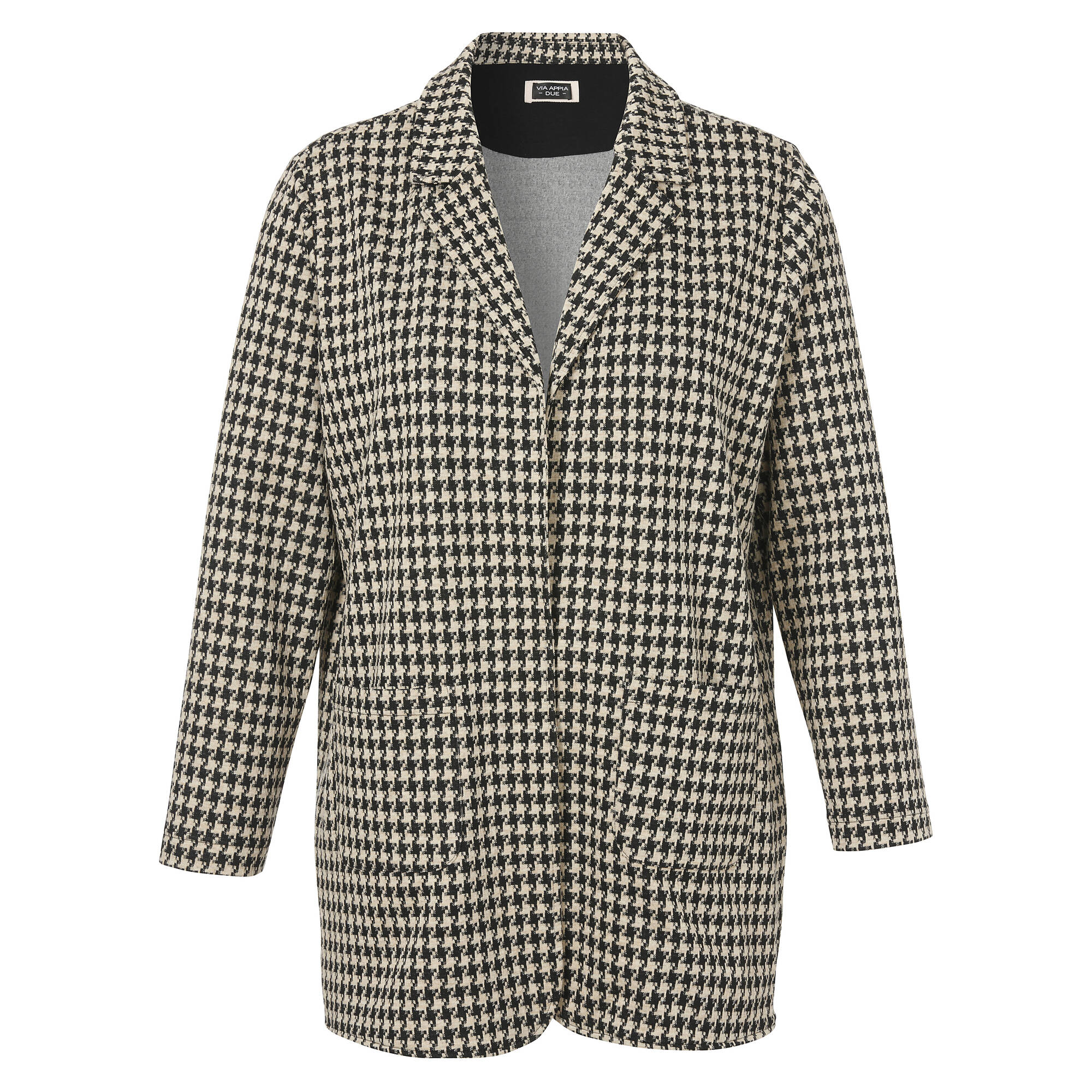 Revers-Blazer im angesagten Jacquardmuster