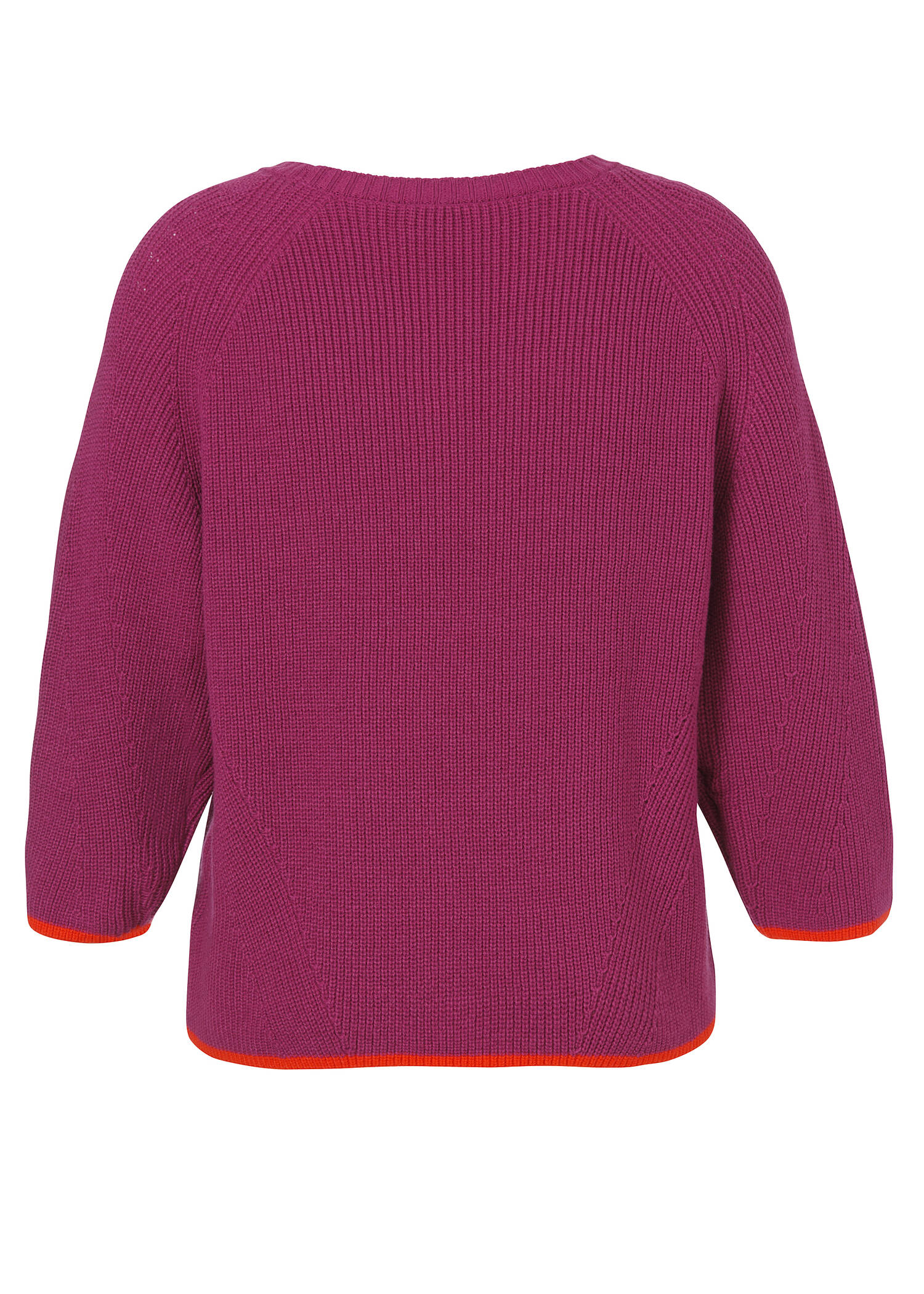 Kuscheliger Strick-Pullover in Trendfarbe /