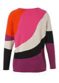 Feinstrick-Pullover in Trendfarben der Saison / 