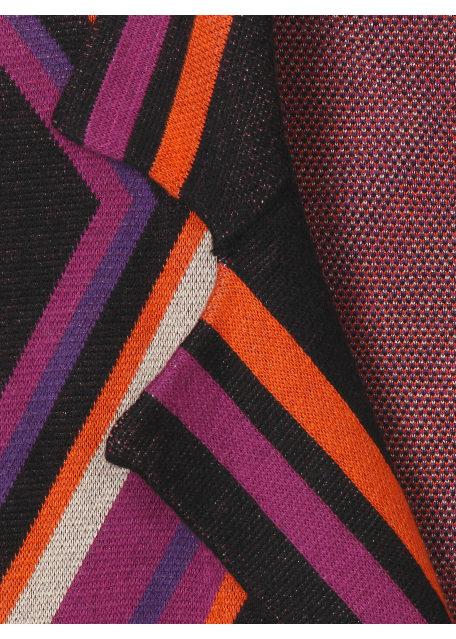 Offener Long-Cardigan mit Jaquard Trendmuster /