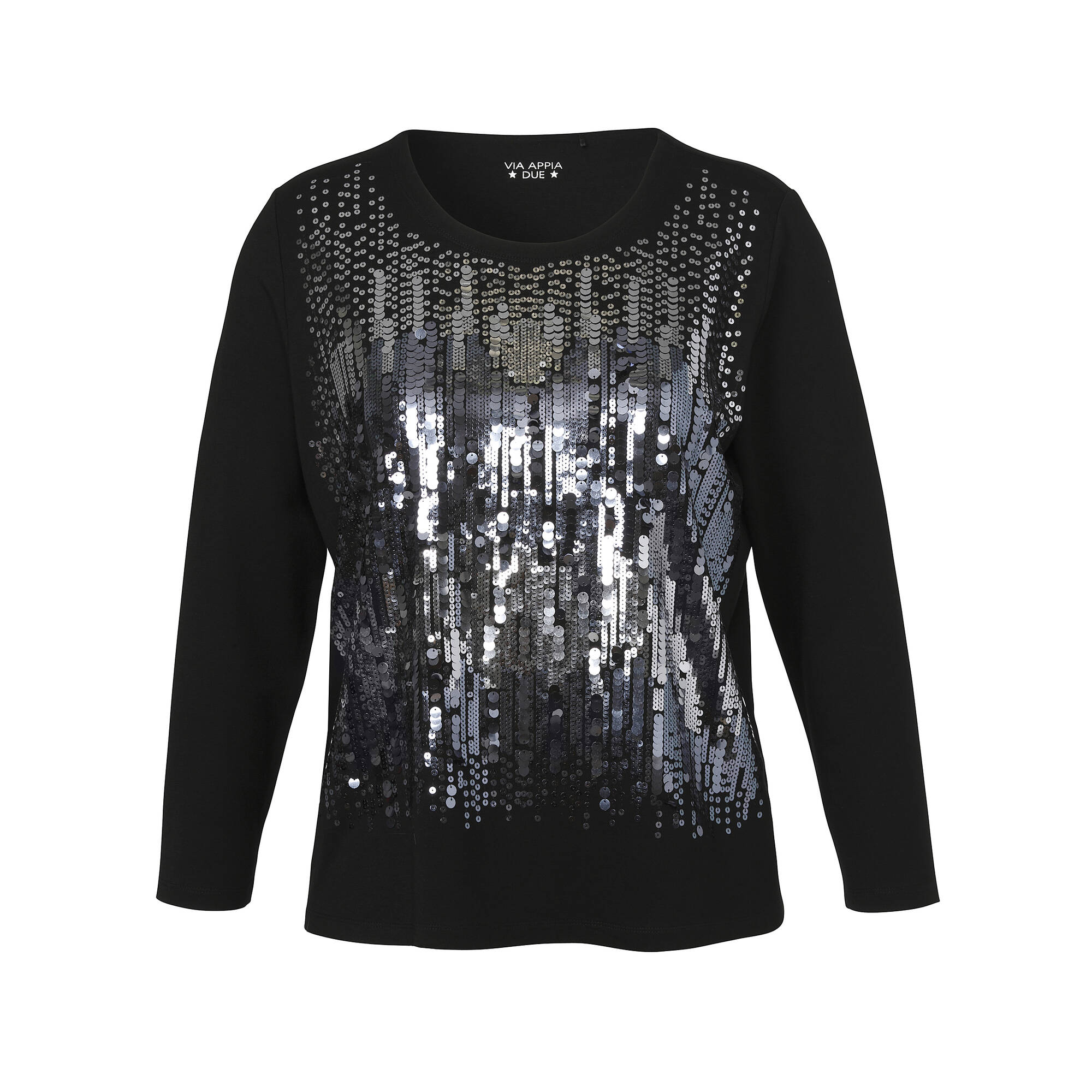 Veredeltes Sweatshirt mit Pailletten