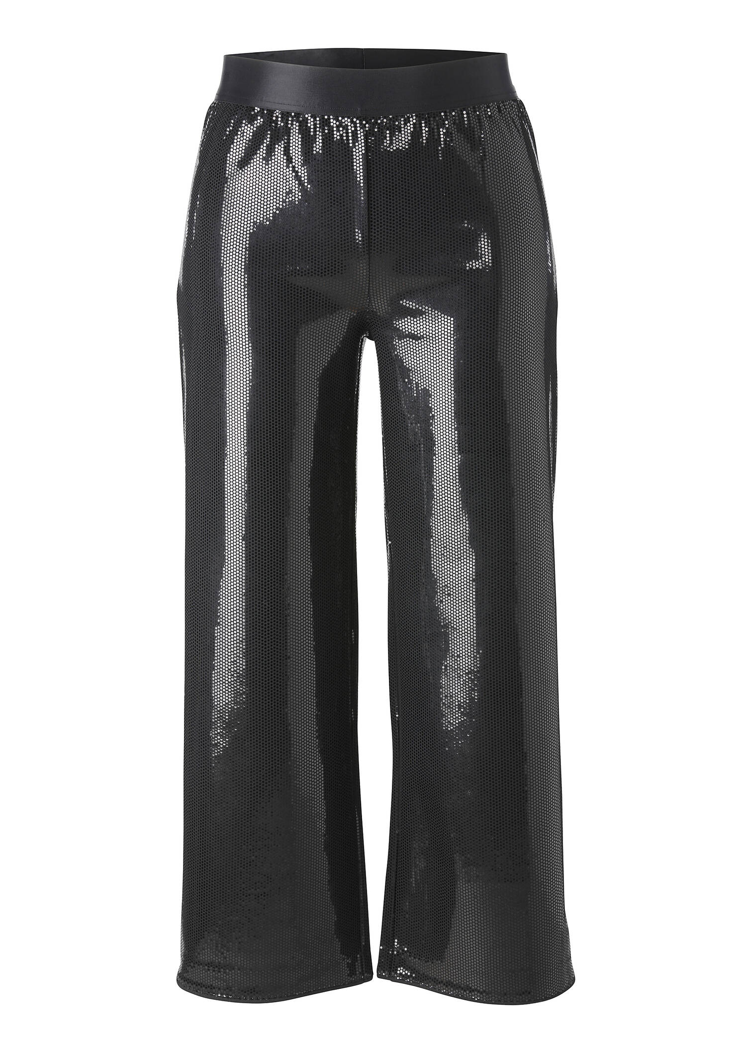 Extravagante Schlupf-Hose mit weitem Bein /