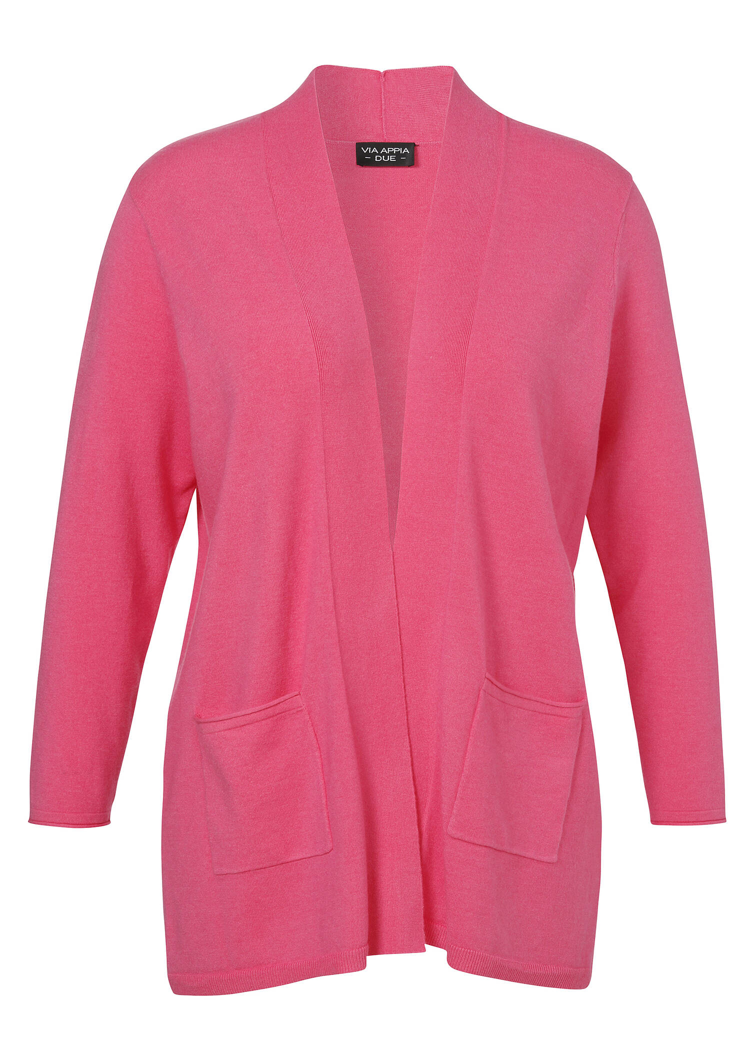 Edel-zeitlose Basic Feinstrickjacke / 