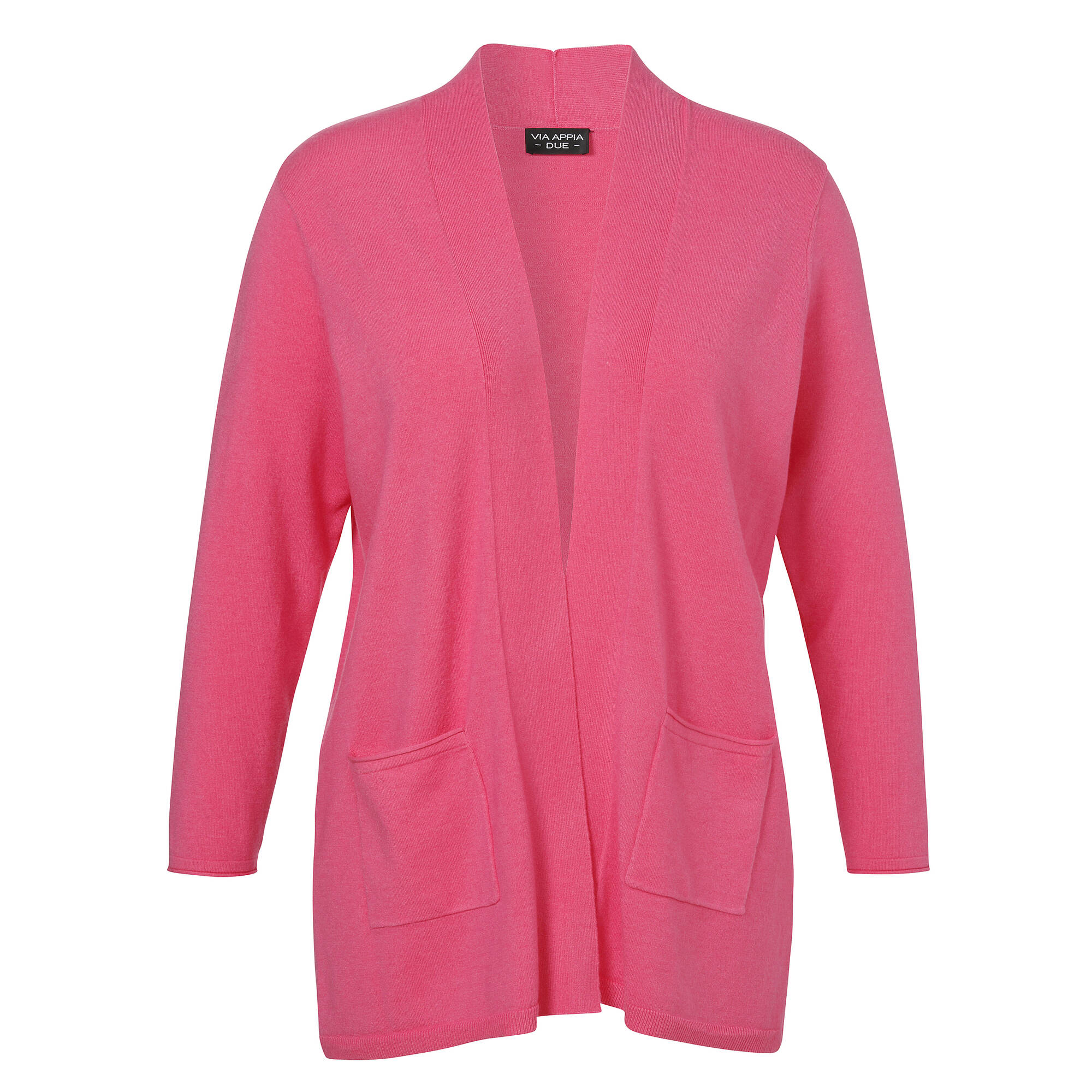 Edel-zeitlose Basic Feinstrickjacke