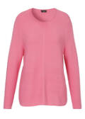 Feingerippter Pullover in Pink / 