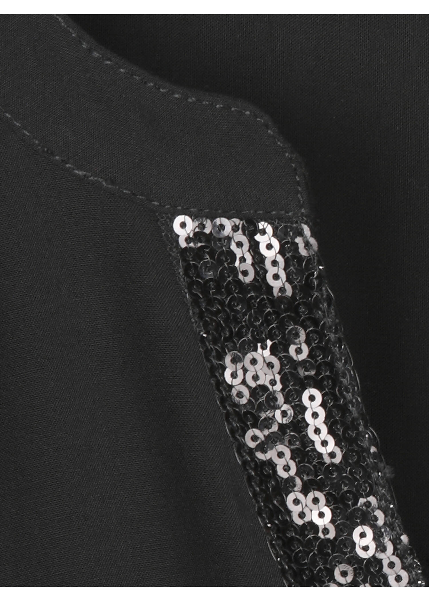 Edle Viskose-Bluse Schwarz /