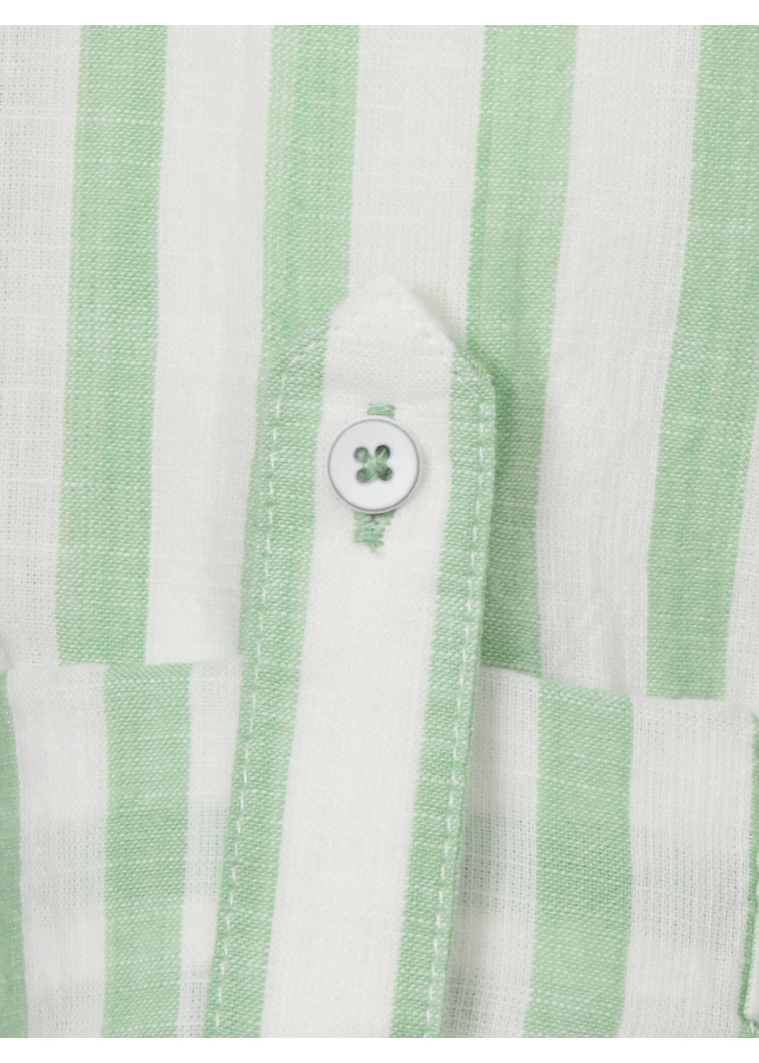 Zarte Baumwoll-Hemdbluse mit Längsstreifen /