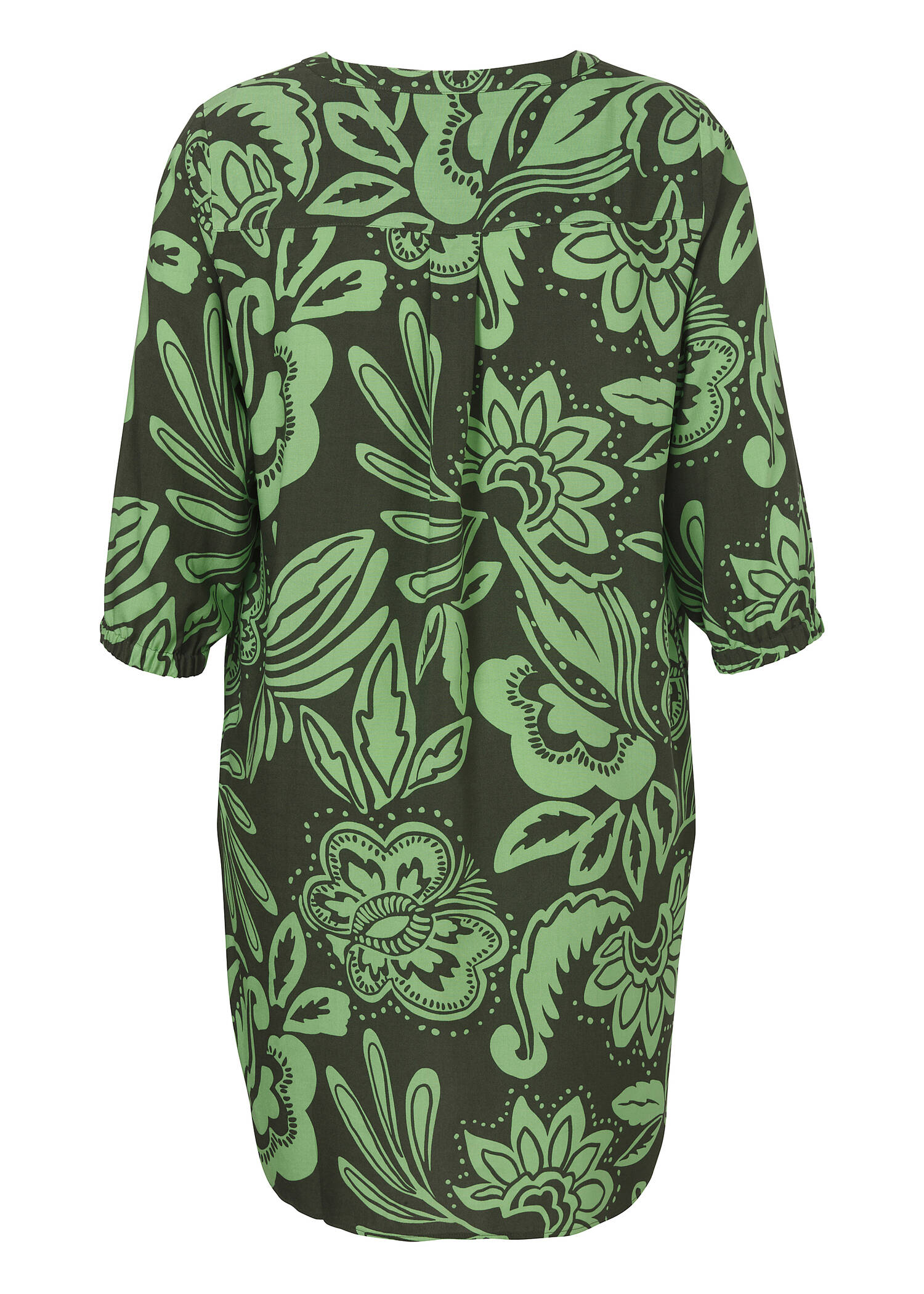 Luftiges Viskose-Kleid mit floralem Print /