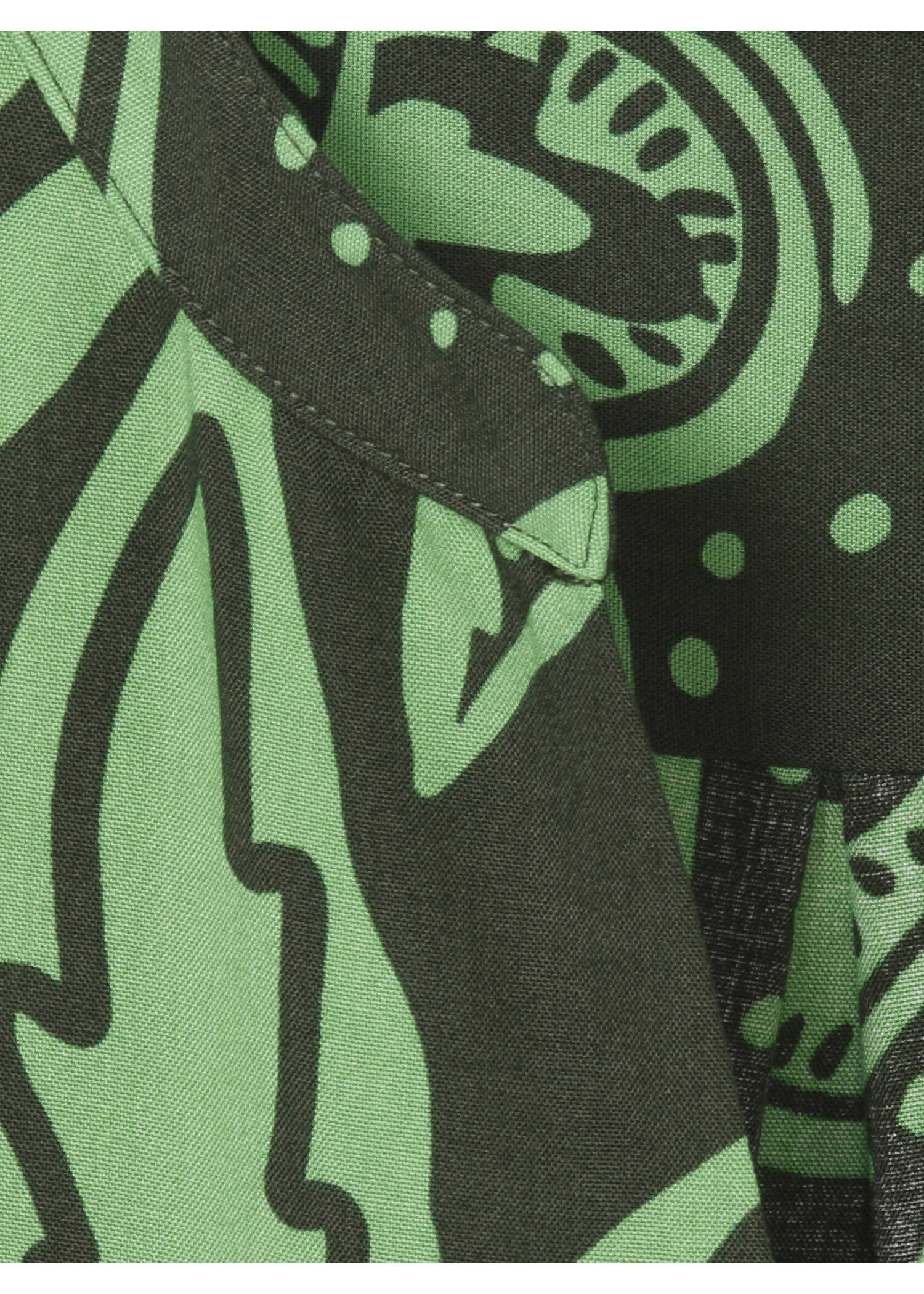 Luftiges Viskose-Kleid mit floralem Print /