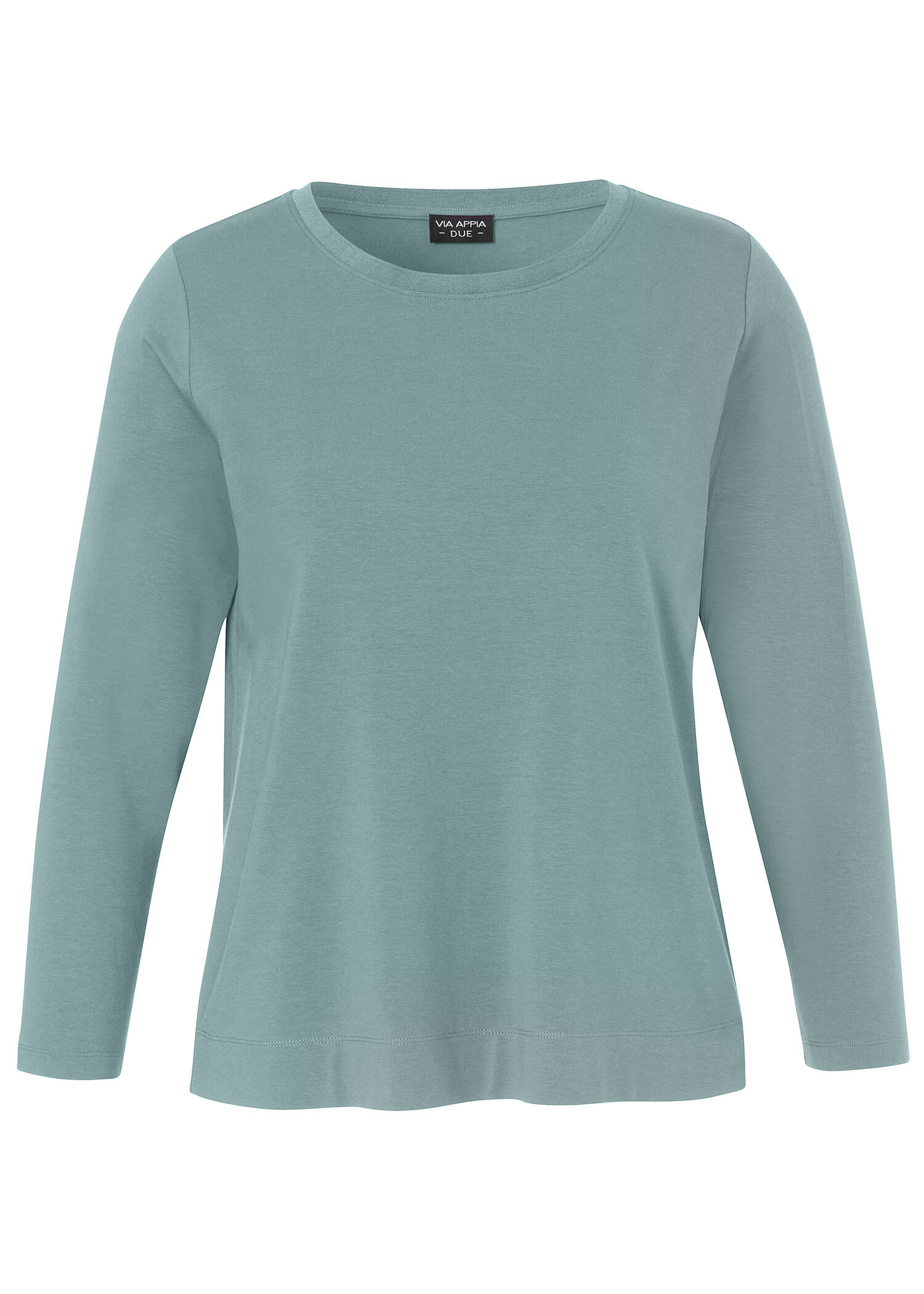 Supersoftes Langarm-Shirt mit U-Boot-Ausschnitt /