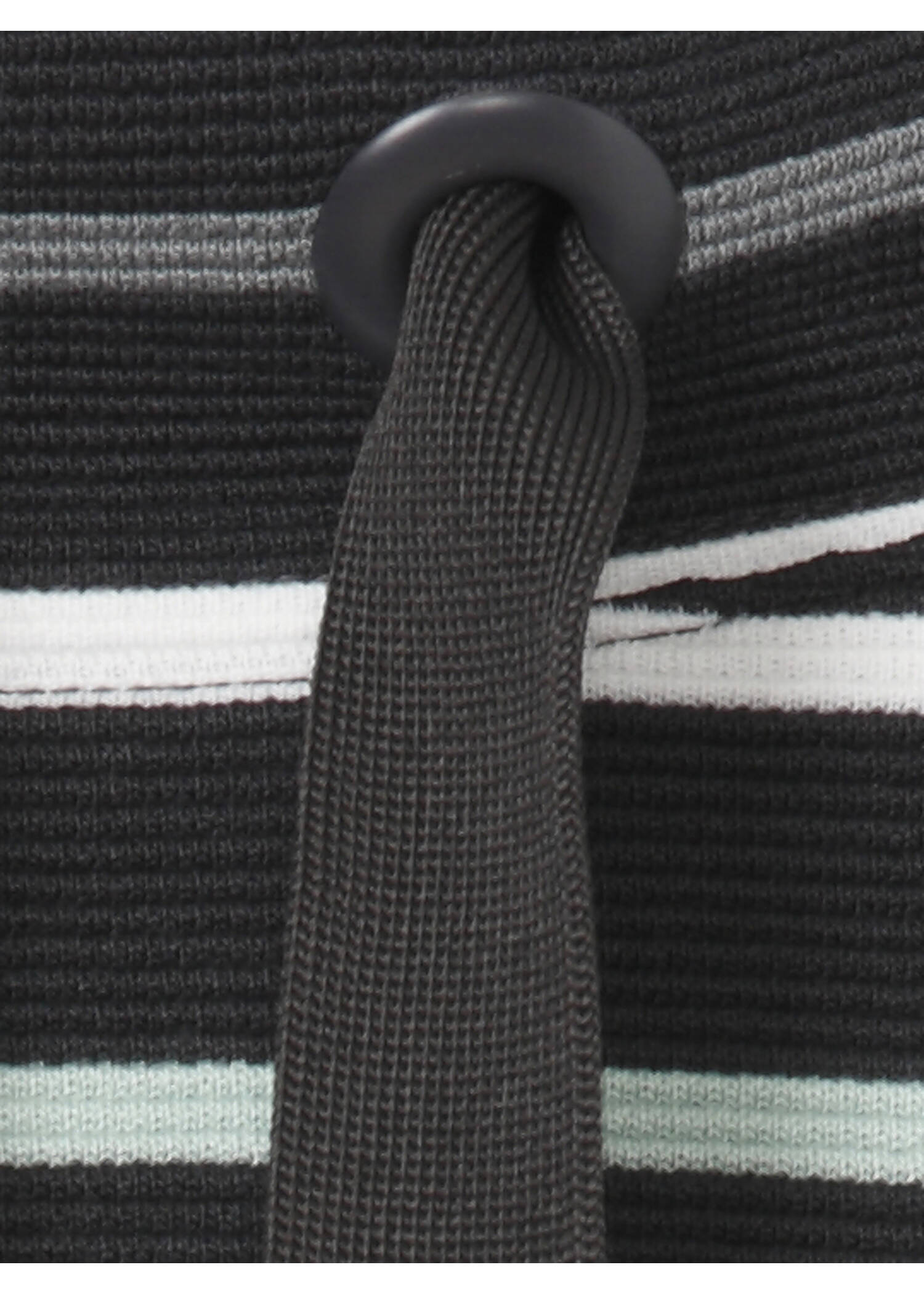 Geringeltes Sweatshirt mt Stehkragen / 