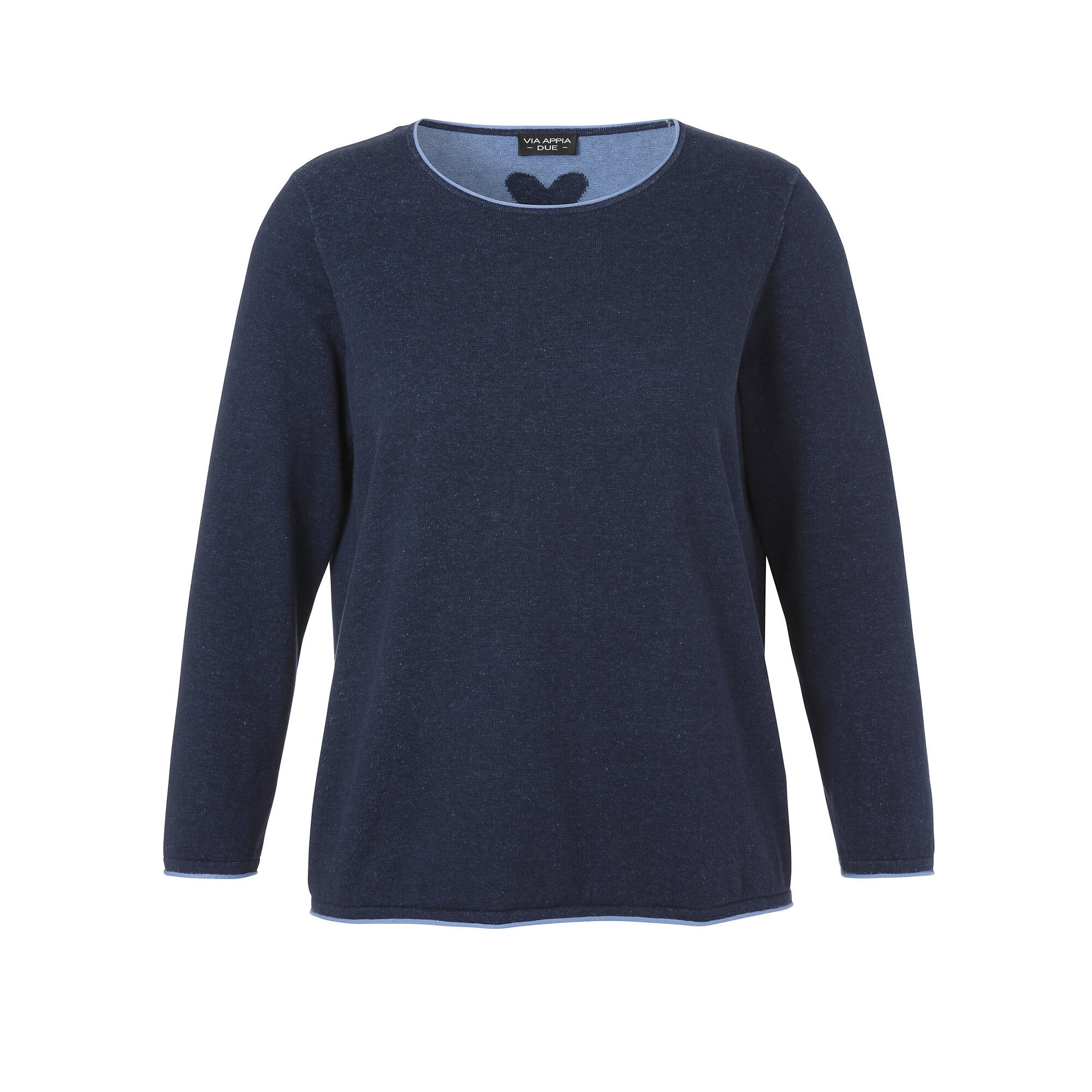 Softer Baumwoll-Pullover Indigo