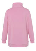 Sweatshirt Pink mit Stehkragen / 