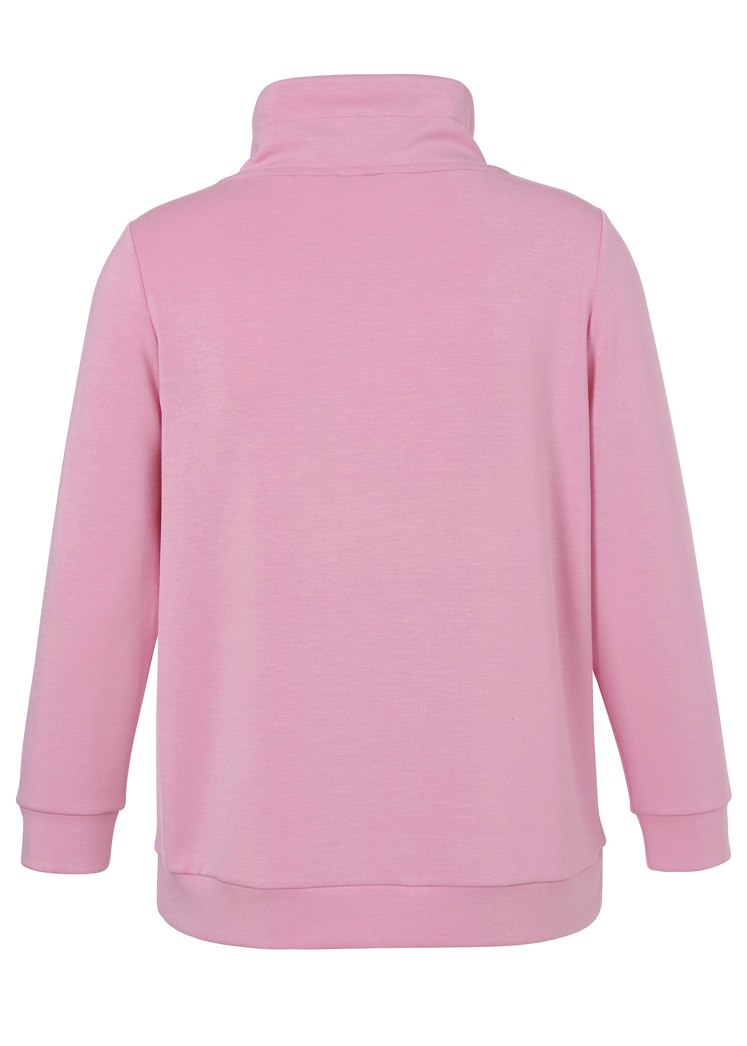 Sweatshirt Pink mit Stehkragen /