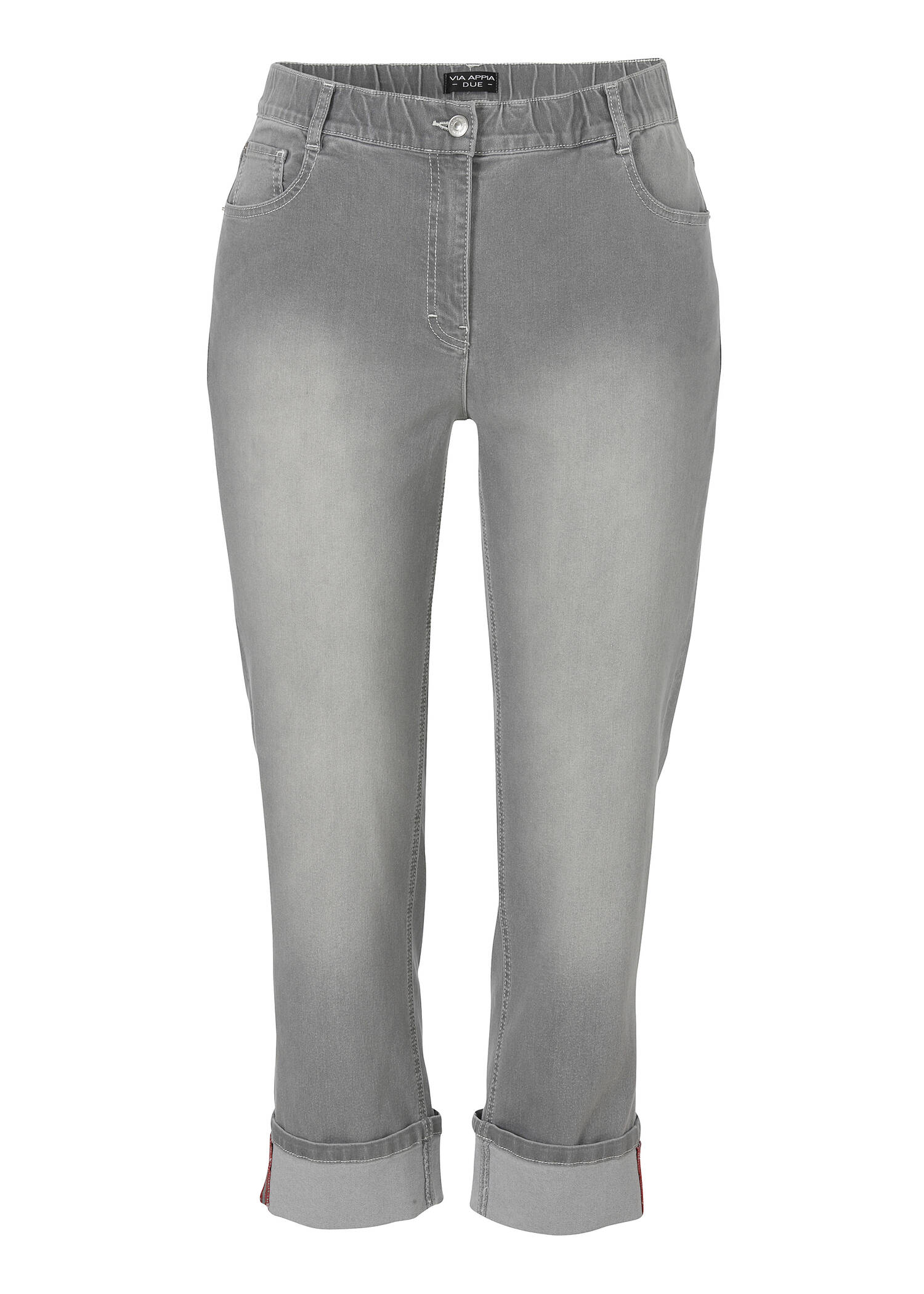 Leicht verwaschene Jeans knöchellang /