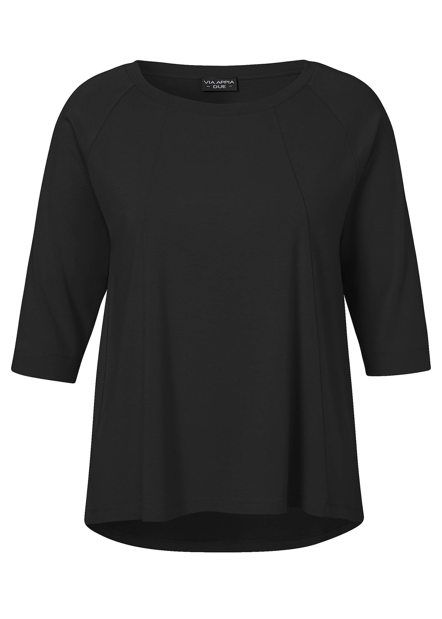 3/4-Arm-Shirt Uni in A-Passform /